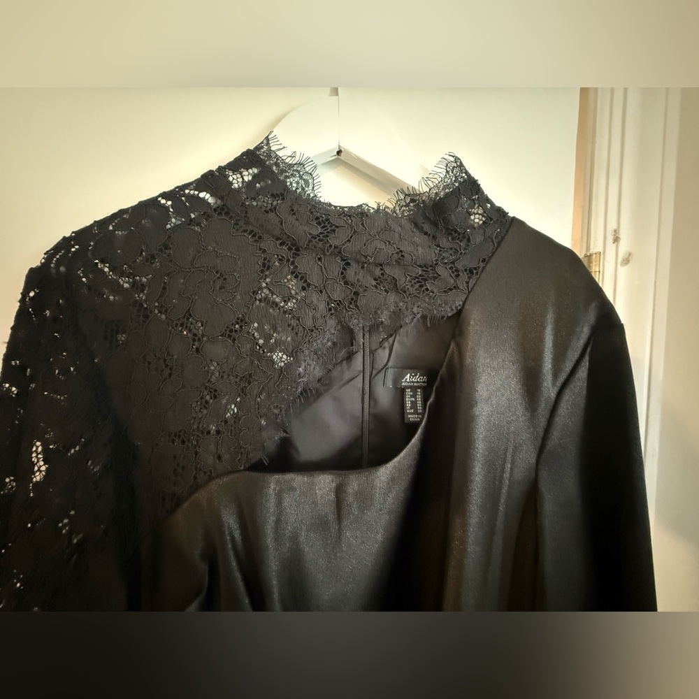 Aidan Mattox Elegant Black Gown